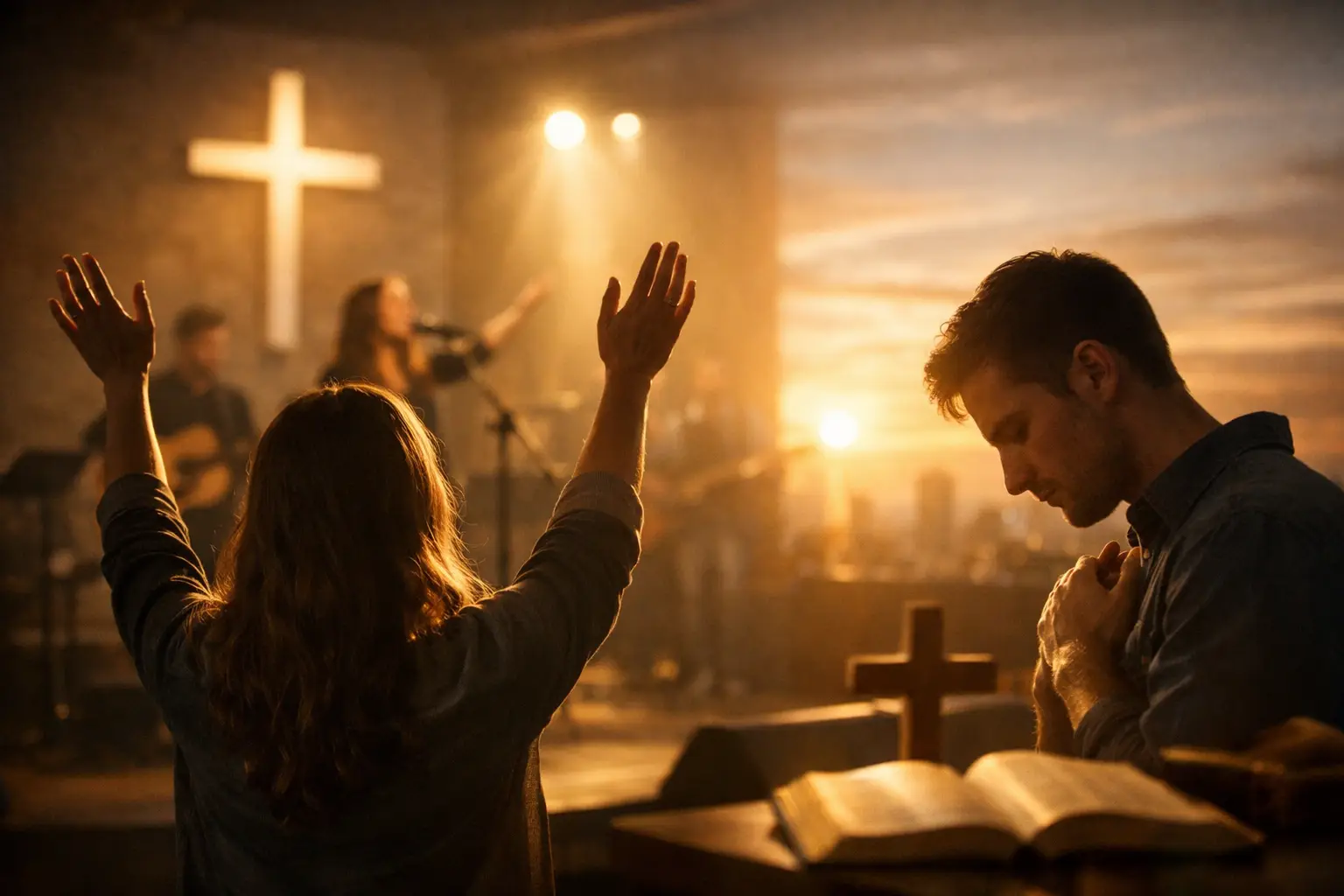 Imagen destacada de Adoración cristiana que transforma el corazón